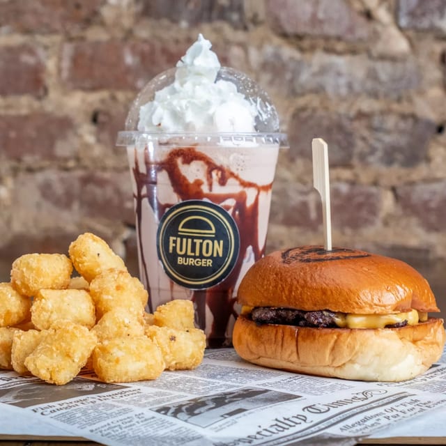 Kids Burger & Fries & Shake Bundle.