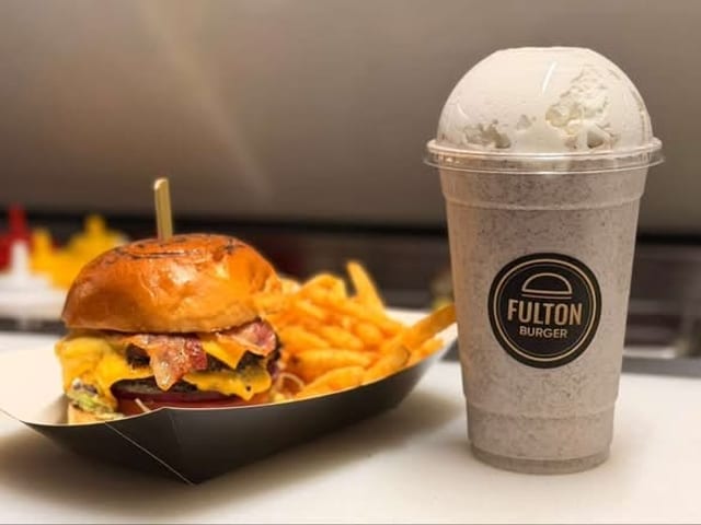 Kids Burger & Fries & Shake Bundle.